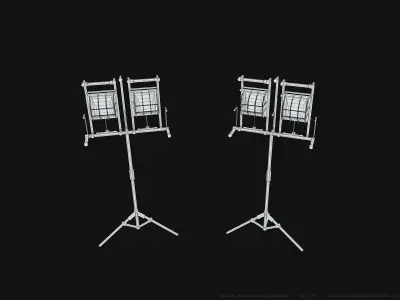 Tower Lights Low Poly FREE Free low-poly 3D model