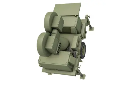 Radar AN MPQ 46 3D model