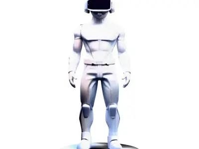 VR Ready SciFi Male Character Low-poly 3D model