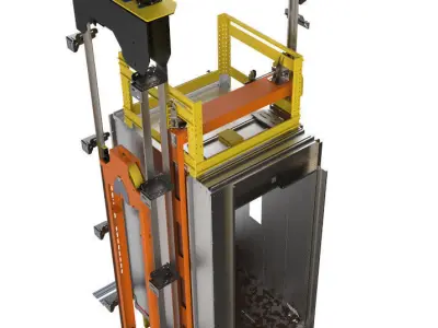 Elevator 800kg 3D model