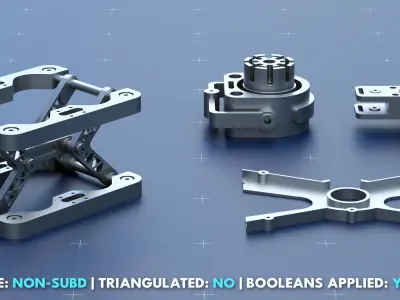 Factory Greeble Kitbash Pack 6 3D model