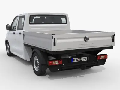 VW Transporter 2025 Double Cab 3D model