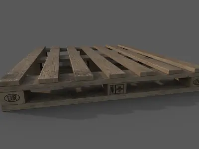 Wooden Pallet  Low-poly 3D model buy