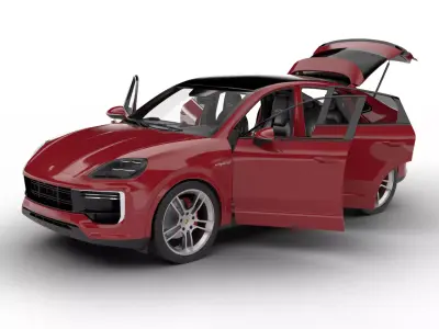 Porsche Turbo Coupe 2026 HQ 3d model 3D model