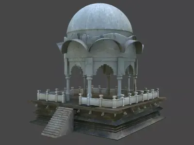 Ancient temple Free 3D model