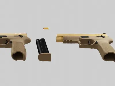 p320 m17 m18 Low-poly 3D model