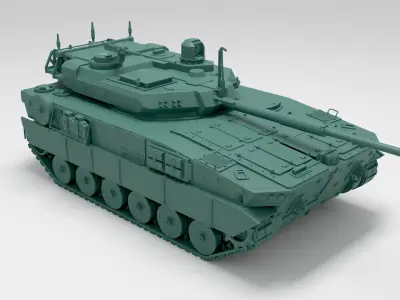 M10 Booker tank 3D model