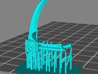 Emperors Scythes power scythe 3D print model