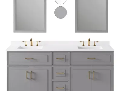 OVE Denver 72 Vanity 3D model