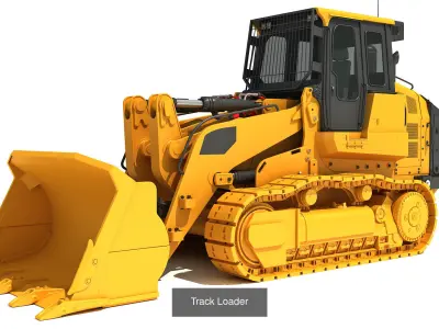 Road Construction Equipment 3D Model Pack purchase