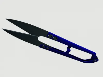 Thread clipper Low-poly 3D model