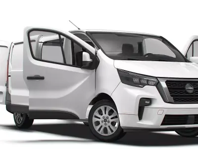 Nissan Primastar Van L2H1 HQInterior 2026 3D model