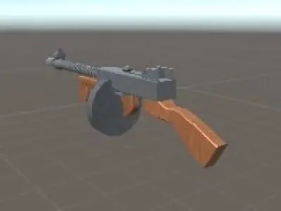 tommy gun  3D model