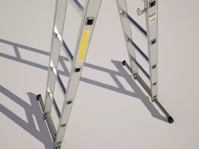  Multipurpose Ladder Low-poly 3D model