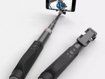 Selfie Stick monopod 3D model 3D model