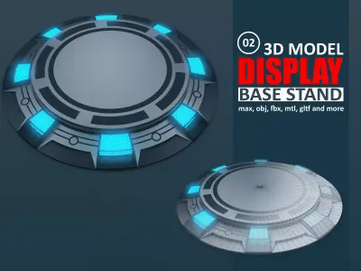 STAND BASE 02 3D model