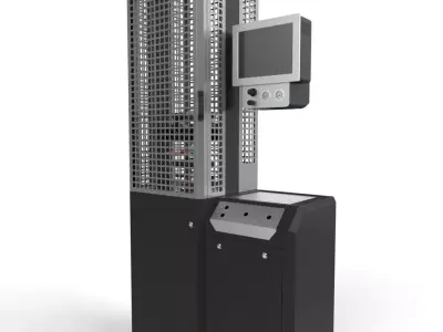 Stand for shock absorber diagnostics 3D model