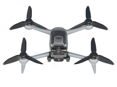 DJI FPV Drone Low-poly 3D model