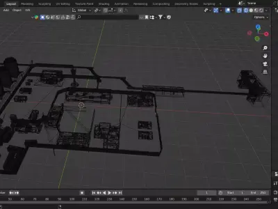 Military Base Level Environment Pack 3D model