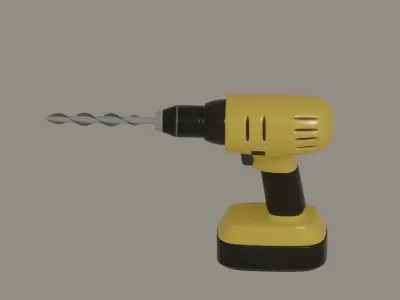 Power Drill 3D model