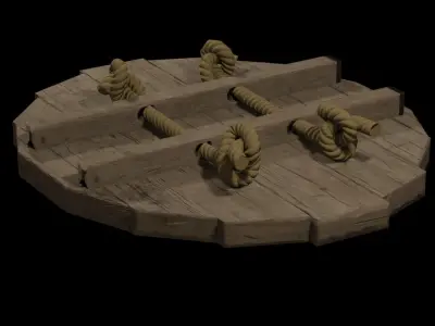 Shield with hope Free low-poly 3D model