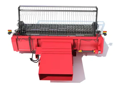 Combine Threshing Header 3D model