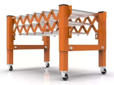 FlexiRoller Conveyor -  Material Handling Solution 3D model