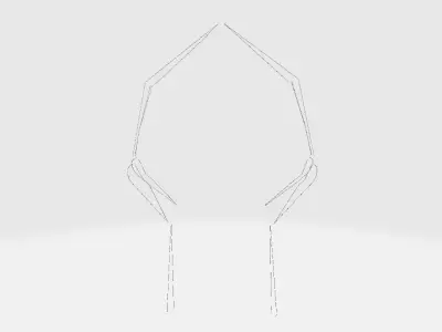Limbs Explosion Booster Rope Low-poly 3D model