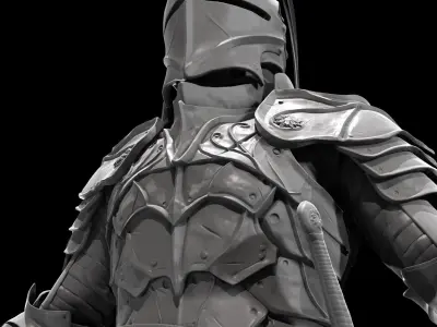 Dragon Fantasy Knight 3D model