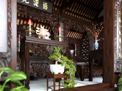Place of worship - house of worship 3D model