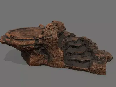 Ladder Ruin Low-poly 3D model