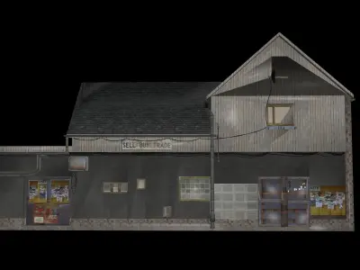 3DBlessed Buy Trade Store Low-poly 3D model