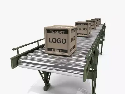 Conveyor Belt A 3D model