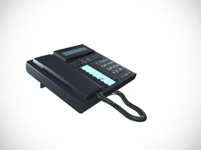 Telephone Low-poly 3D model purchase