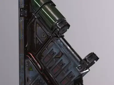Fluid Receiver  Low-poly 3D model