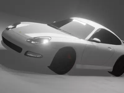 porsche 718 Cayman GTS Free low-poly 3D model