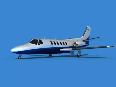 Cessna Citation 550 II Bravo V12 3D model