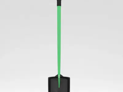 Garden shovel 3d model   3D model
