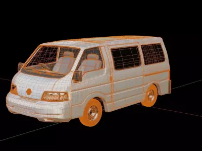 Nissan Vanette Cargo Van 3D model