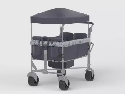 baby stroller 3D mode 3D model
