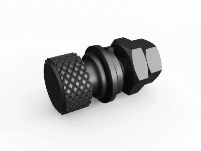 Screw 63 3D model