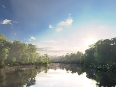 Amazon River 3D model