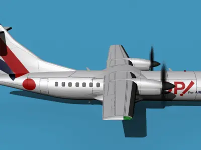 ATR-42-320 Hop 3D model