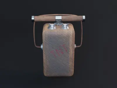TNT Game Ready - PBR 3D Model - Low-poly 3D model