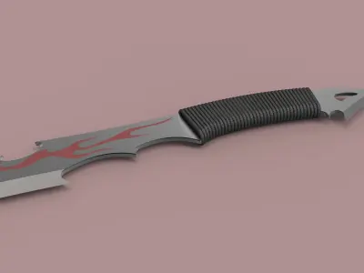 Sword knife 3D model