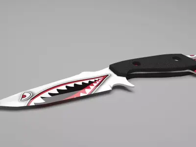 Busse Battle -Shark Knife 3D model