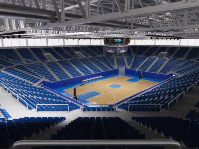 Basketball Arena 03 3D model