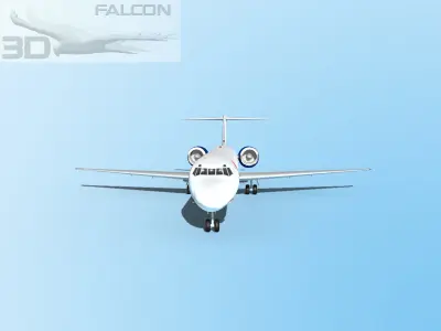 Falcon3D MD-80 AEI Cargo 3D model