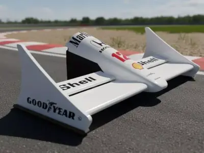 Mclaren MP4-4 Front Wing - 1-10 - 1-8 Scale 3D model