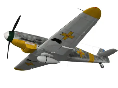 Messerschmitt Bf 109 G2 3D model